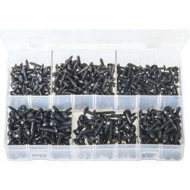 Self-Tapping Screws Flanged Pan Head - TORX Black - Assorted Box, image 