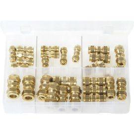 Tube Couplings Brass - Metric - Assorted Box, image 