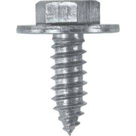 Sheet Metal Screws c/w Captive Washer - 14 x 3/4" (6.3mm x 19mm) - BZP, image 