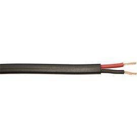2 Core (Flat Twin) Thick Wall Auto Cable - 1.0mm - 8.75A - Black, image 