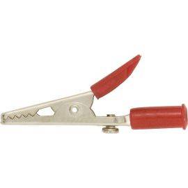 Crocodile Clips - 5A - Positive (+) / Red - Insulated, image 
