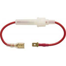 Glass Fuse Holder with Insulated Terminals - 8 Amp, image 