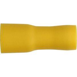 Push-on Female - Fully Insulated - 6.3mm - Yellow, image 