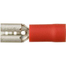 Push-on Female - 4.8mm - Red, image 