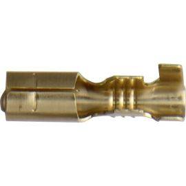 Female Flag - 6.3mm - Brass - 1.50mm - 2.50mmÂ² Cable, image 