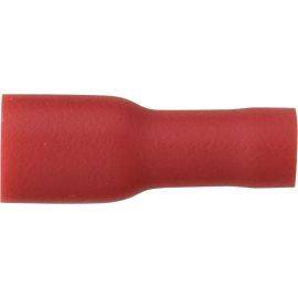 Push-on Female - Fully Insulated - 4.8mm - Red, image 