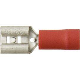 Push-on Female - 6.3mm - Red, image 