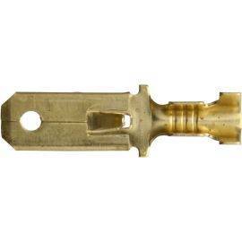 Push-on Male - 6.3mm - Brass - 1.00mm - 2.50mmÂ² Cable, image 