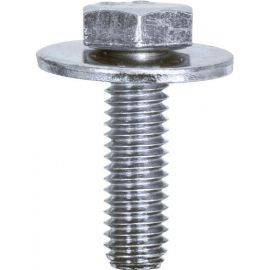 Hex Bolt Screw (Flat) with Captive Washer - M6 x 18 (Washer â 12mm), image 