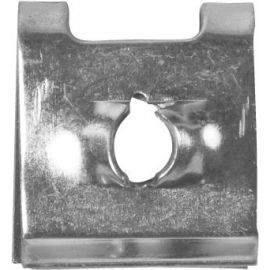 U-Nut - Screw Ã¸ No.8 (4.2mm) - W12.5 x L14 x R7.5 mm - BZP, image 