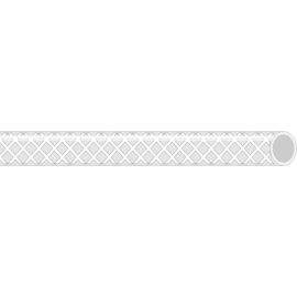 6mm (1/4") PVC Tubing - Reinforced (Braided) Terylene - Clear - 30m, image 