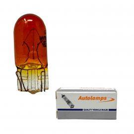501 Bulb - Amber Side / Tail - W2.1 x 9.5d - 12v 5w - Autolamps (E1), image 