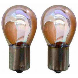 581 Bulb - Silver Style Chrome Indicator Twin Pack - BAU15s - 12v 21w - Autolamps (E1), image 