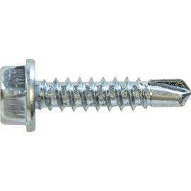 Self-Drilling Screws - Hex Head - BZP - Choose Size and Pack Quantity, image 