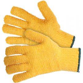 Yellow Kriss-Kross Gripper Gloves, image 
