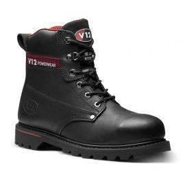 V12 V1235 Boulder Safety Derby Boots (Black), image 