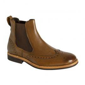 Hoggs - Stanley Semi-Brogue Dealer Boots, image 
