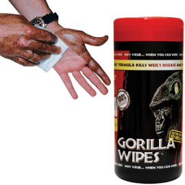 Gorilla Cleaning Wipes (Pack of 80), image 