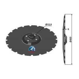 Niaux 200 Discs - 450mm x 5mm Pilot Hole Size - Flat, image 