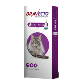 Bravecto Spot Large Cat (6.25-12.5KG) 500mg, image 