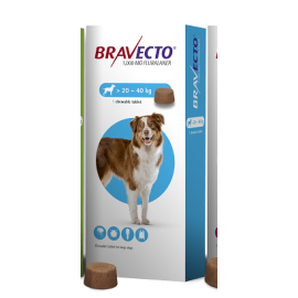 Bravecto Chewable Tablet Large Dog (20-40kg) 1000mg 1 x tab, image 