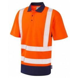 Mortehoe ISO 20471 Class 2 Dual Colour Coolviz Plus Hi Vis Polo Shirt, image 