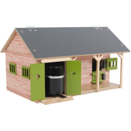 Kidsglobe - Horse Stable with 3 Boxes and Storage 1:32, image 