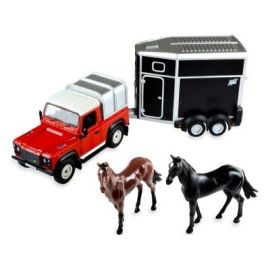 Britains - Land Rover with Horse Trailer 1:32, image 