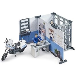 Police Station with Police Motorbike, image 