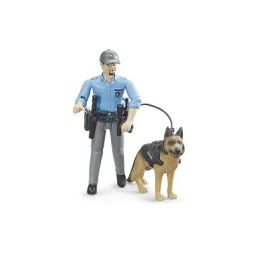 Policeman with Dog, image 