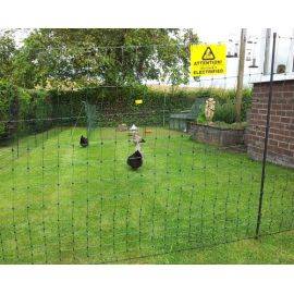 25m Mains Powered Premium Poultry Netting Kit, image 