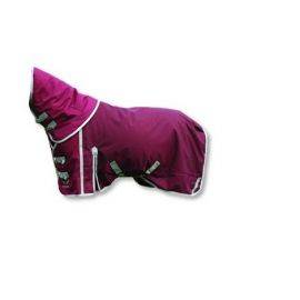 BURGANDY 250g ELECTRIC FENCE RUG AND NECK  4F, image 