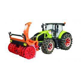 Claas Axion 950 with snow chains and snowblower  1:16, image 