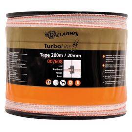 TurboLine tape 20mm white 200m, image 