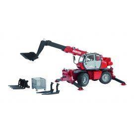Manitou telescopic forklift MRT 2150 with accessories 1:16, image 
