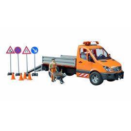 MB Sprinter municipal, worker and accessoiries 1:16, image 