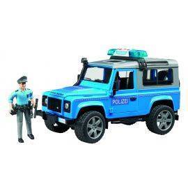 Land Rover Defender police vehicle & policeman 1:16, image 