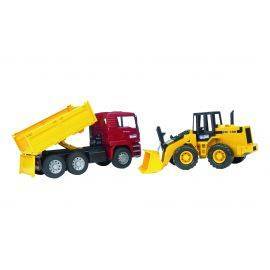 Construction truck and articulated road loader FR 130  1:16, image 