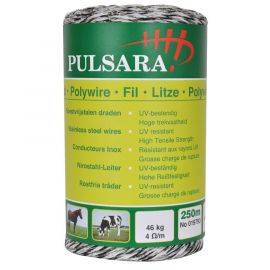 Poly wire, 9 SS-wires, White,  250m, image 