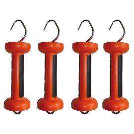 Soft touch gate handle orange rope/wire (4), image 