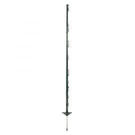 Plastic post 1,55m, green with 14 wire supports, image 
