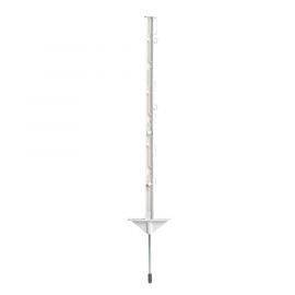 Plastic post 0,75m, white, with double foothold (10)   , image 