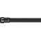 Standard Releasable Cable Ties - Black - 250mm x 7.5mm, image 