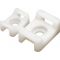 Cable Tie Bases / Cradle - Screw Fixing - White, image 