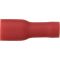 Push-on Female - Fully Insulated - 4.8mm - Red, image 