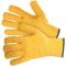 Yellow Kriss-Kross Gripper Gloves, image 