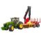 John Deere 7930 with forestry trailer and 4 trunks  1:16, image 