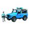 Land Rover Defender police vehicle & policeman 1:16, image 