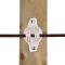 Insulator wooden post "W" white super (25), image 